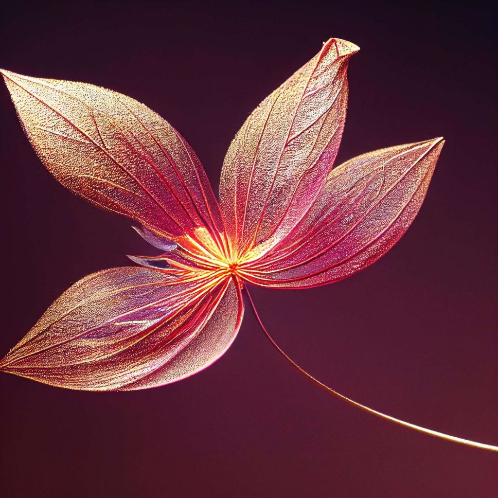 Macro Delonix regia Flower