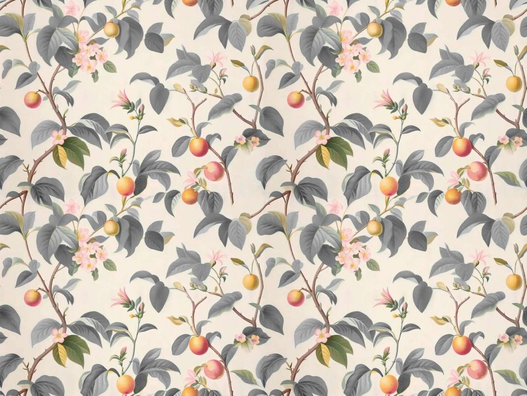 Fruitboom met grijze bladeren