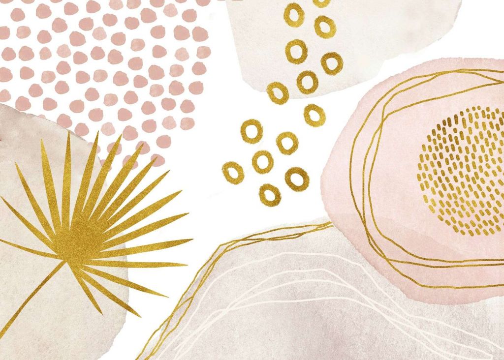 Golden Glamour Boho Tropical Vibes