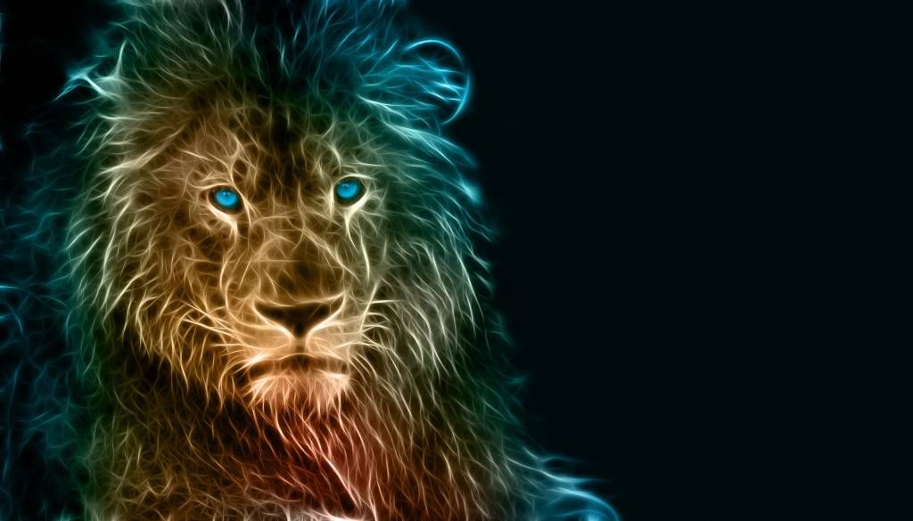Dieren - Fantasie leeuw - Tienerkamer