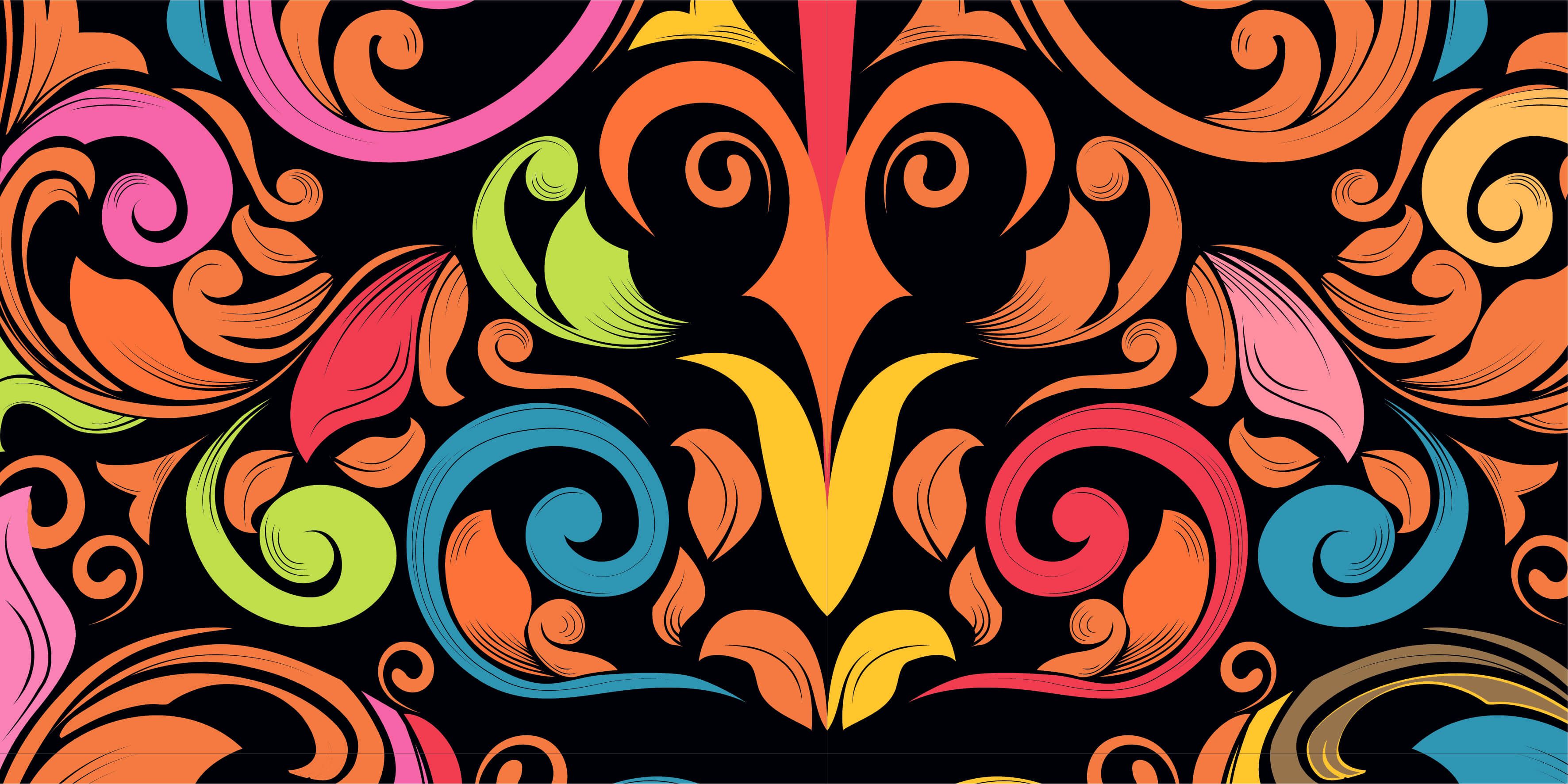 Abstract - Abstracte gekleurde figuren - Keuken Abstract - Abstracte gekleurde figuren - Keuken