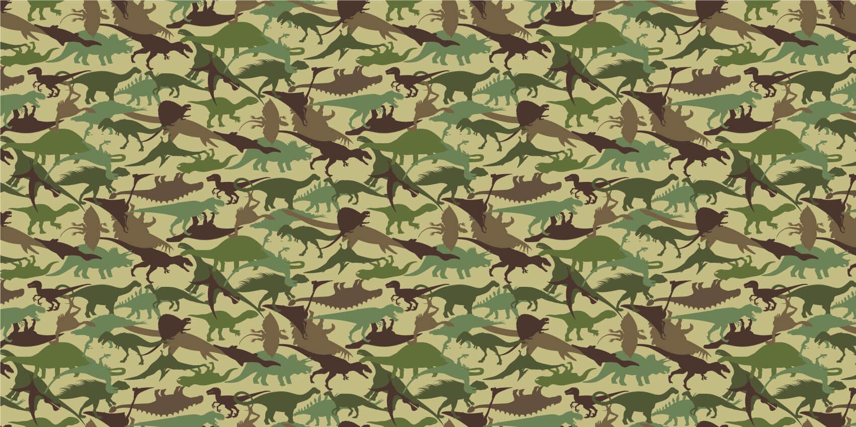 Dinosaurussen - Dino camouflage  - Kinderkamer
