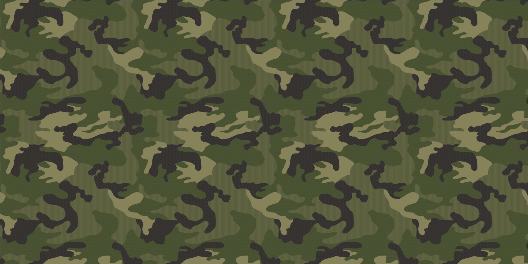 Kinderbehang - Groene camouflage - Kinderkamer