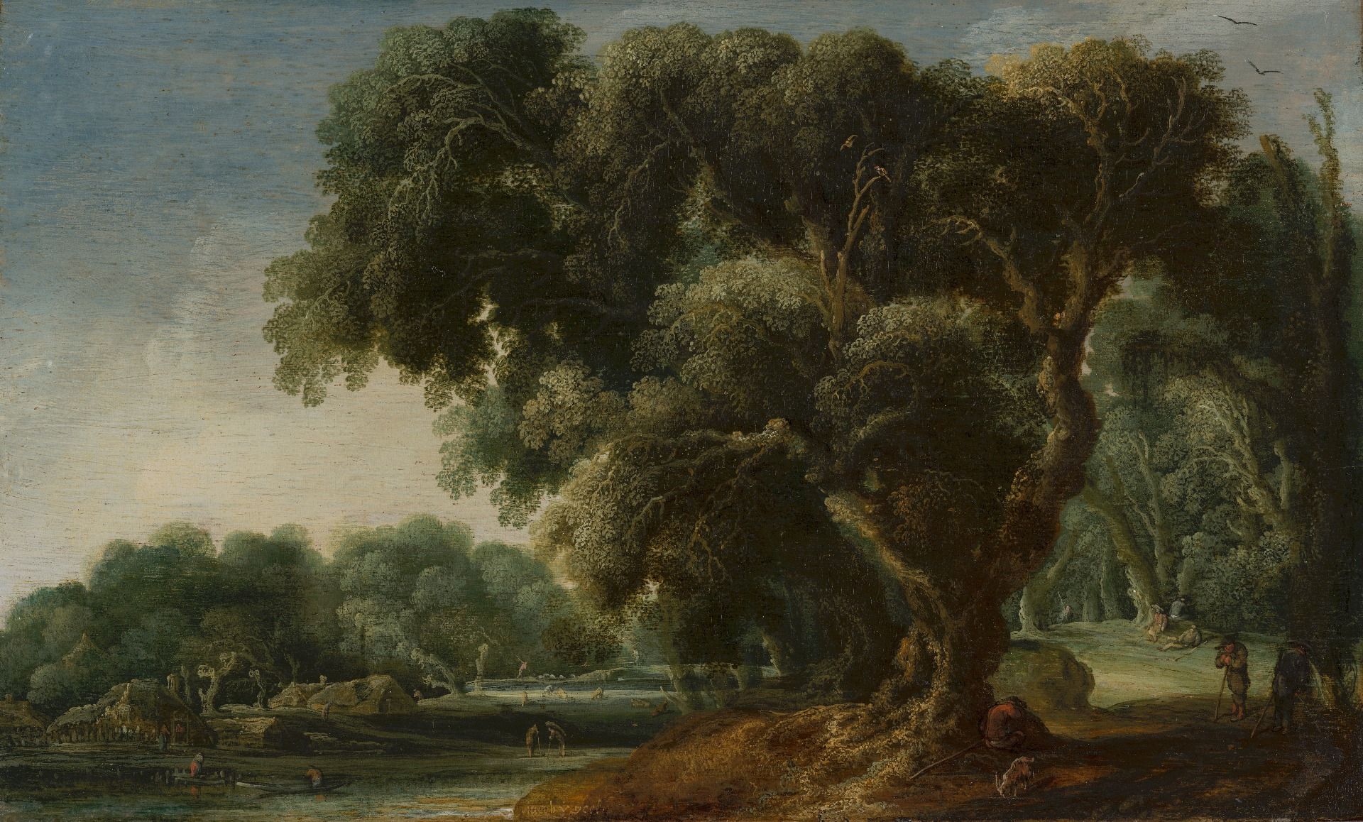 Gefantaseerd boslandschap