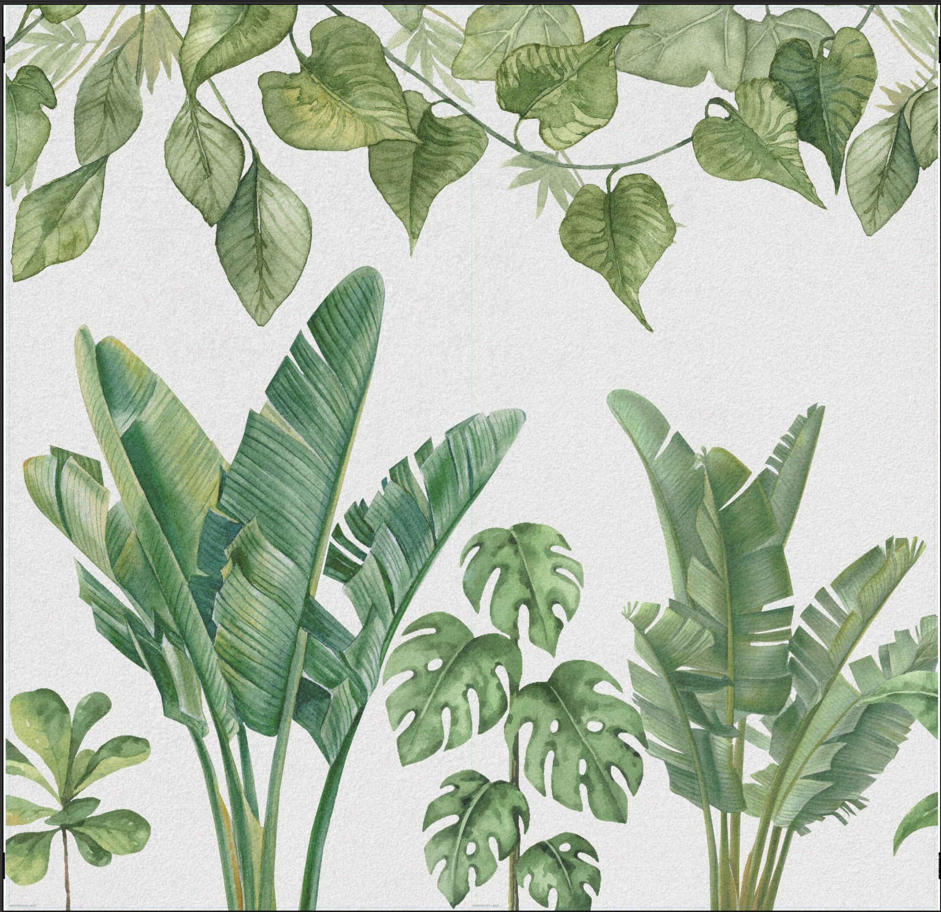 Tropische jungle planten - Outlet - 280 x 272 cm main product photo