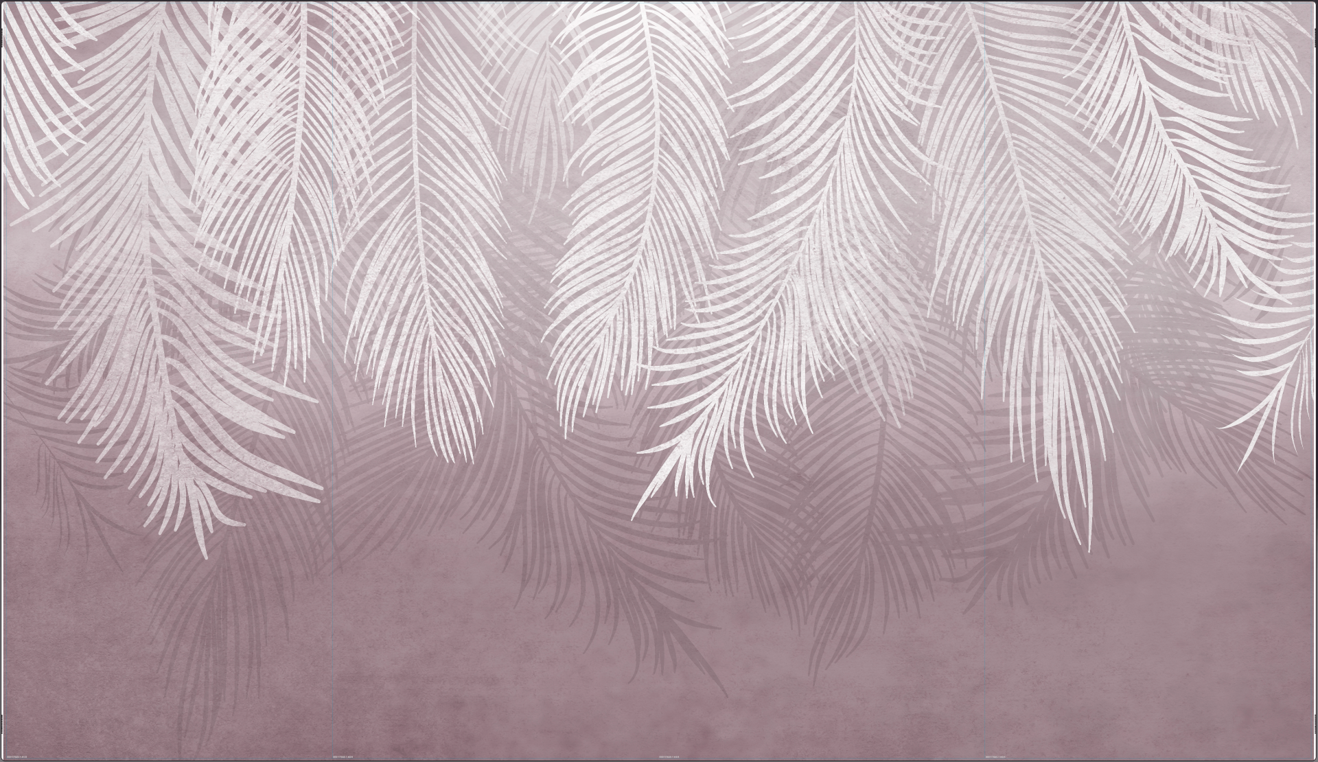 Palmbladeren op beton - Outlet - 465 x 265 cm main product photo