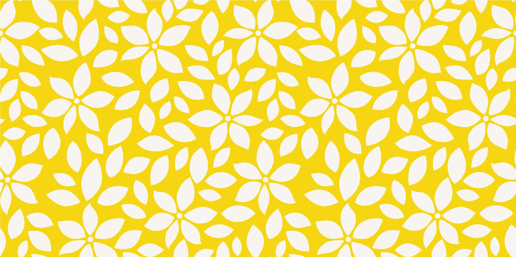 Geel bloemenpatroon main product photo