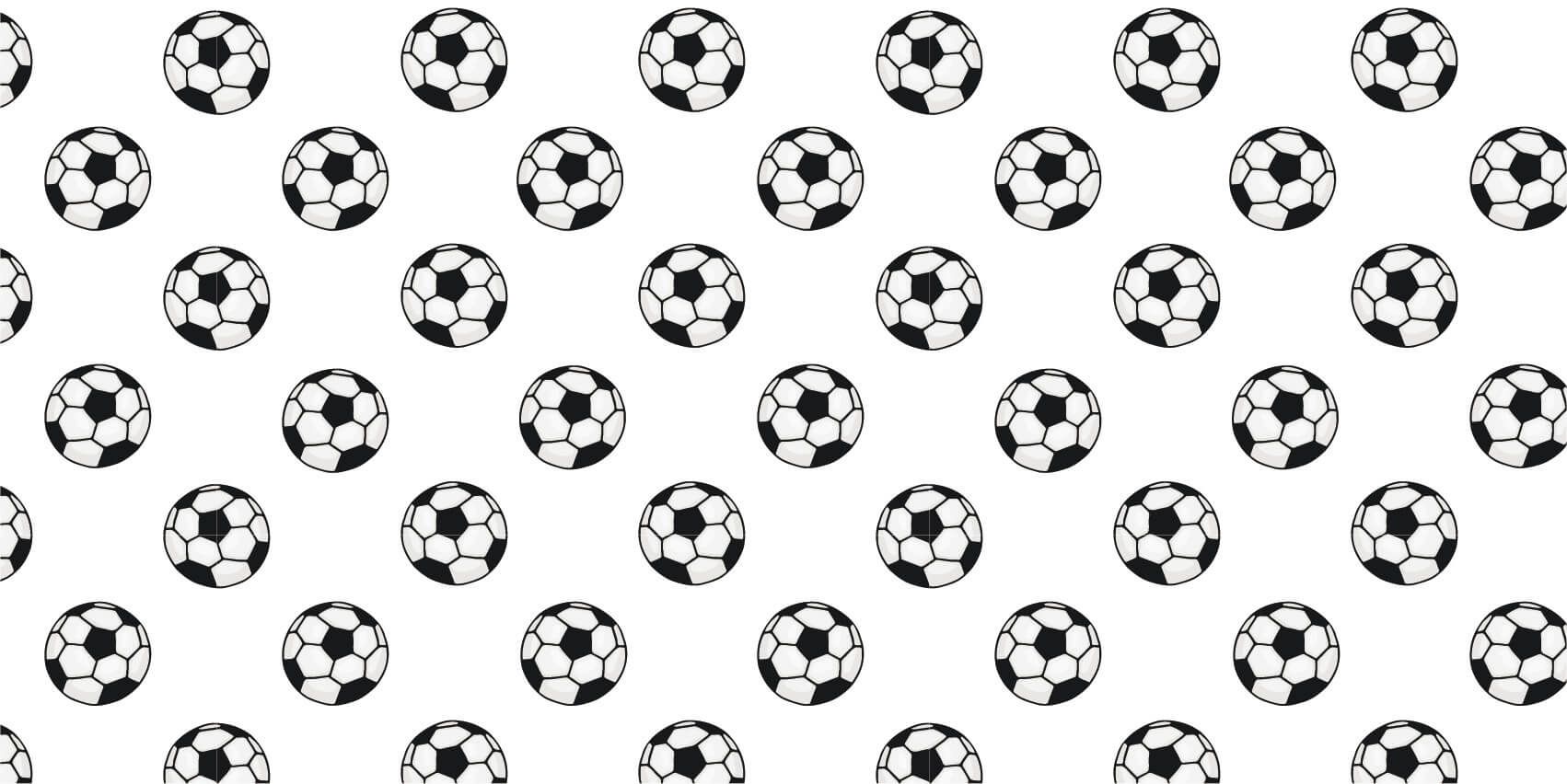Behang met voetballen main product photo
