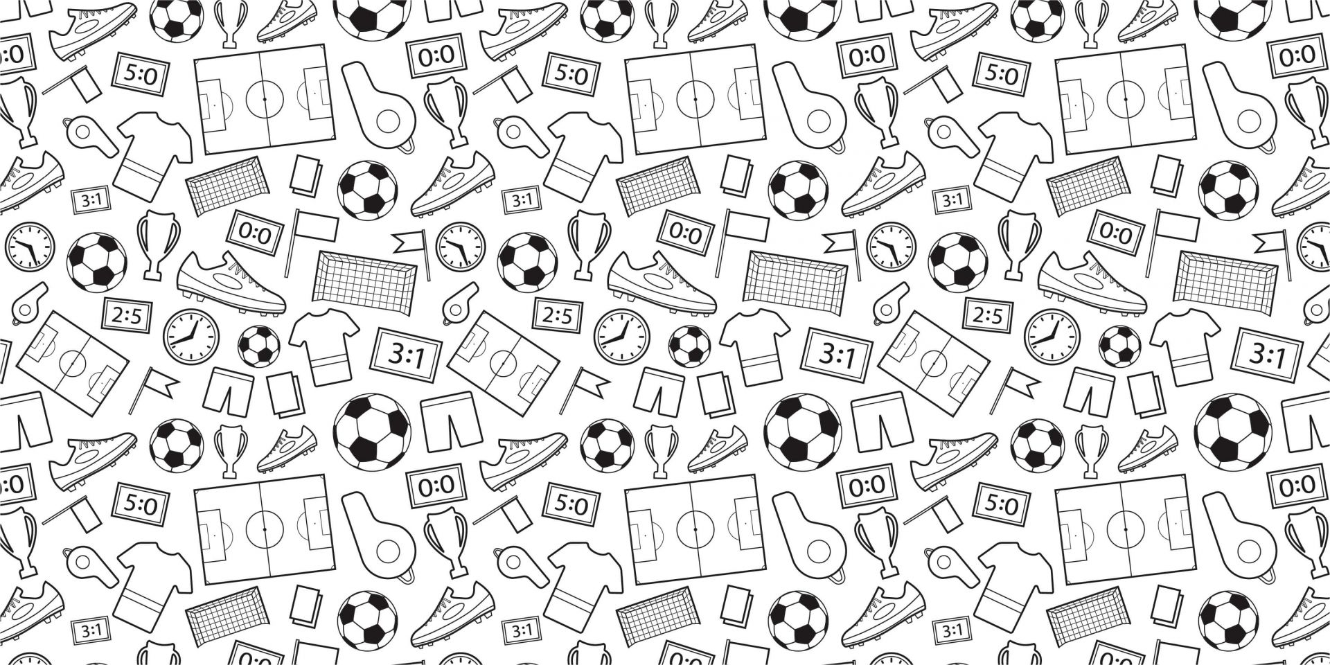 Voetbal tekeningen