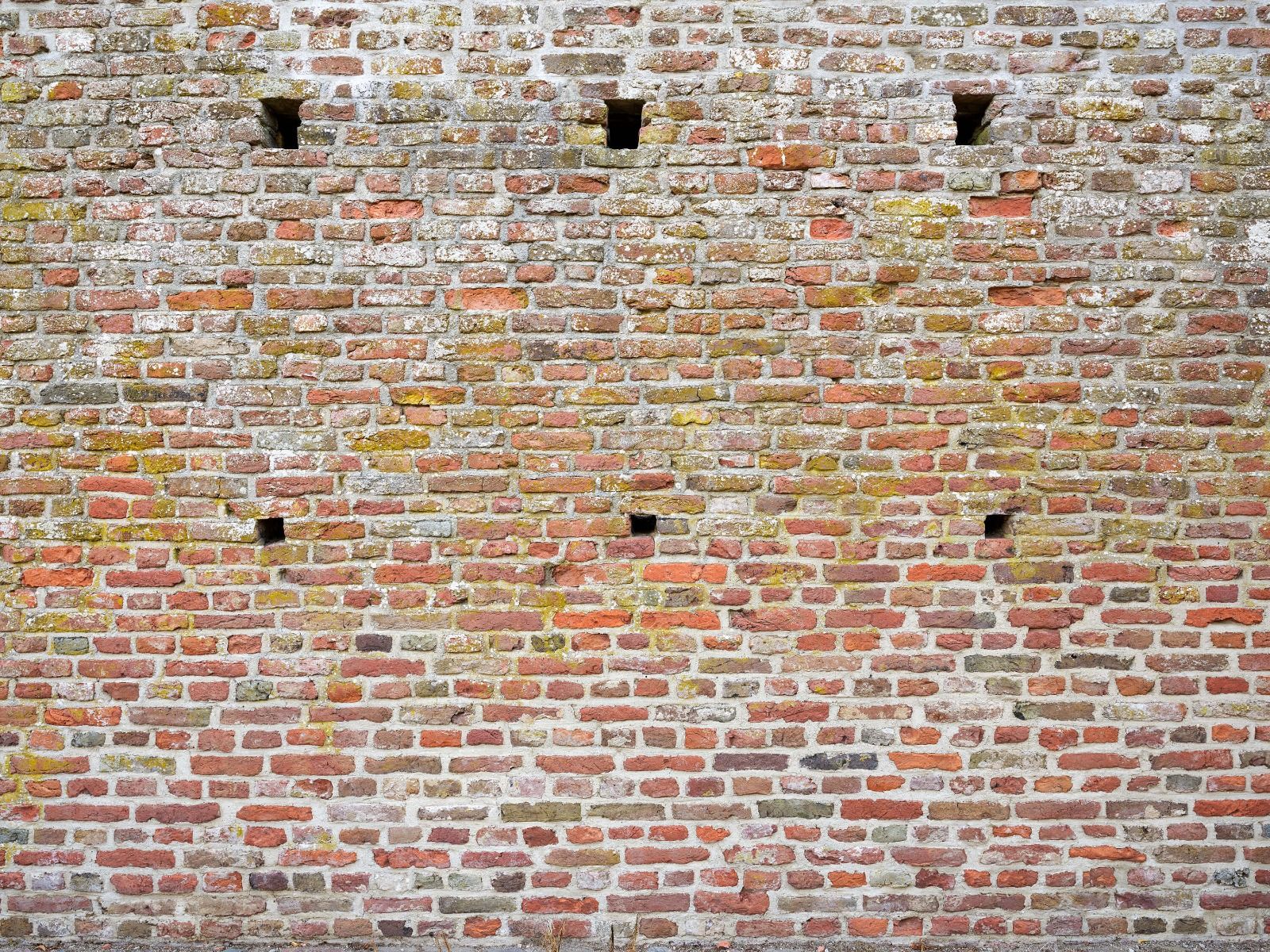 schaak perspectief Oprecht Oude stenen muur - Fotobehang