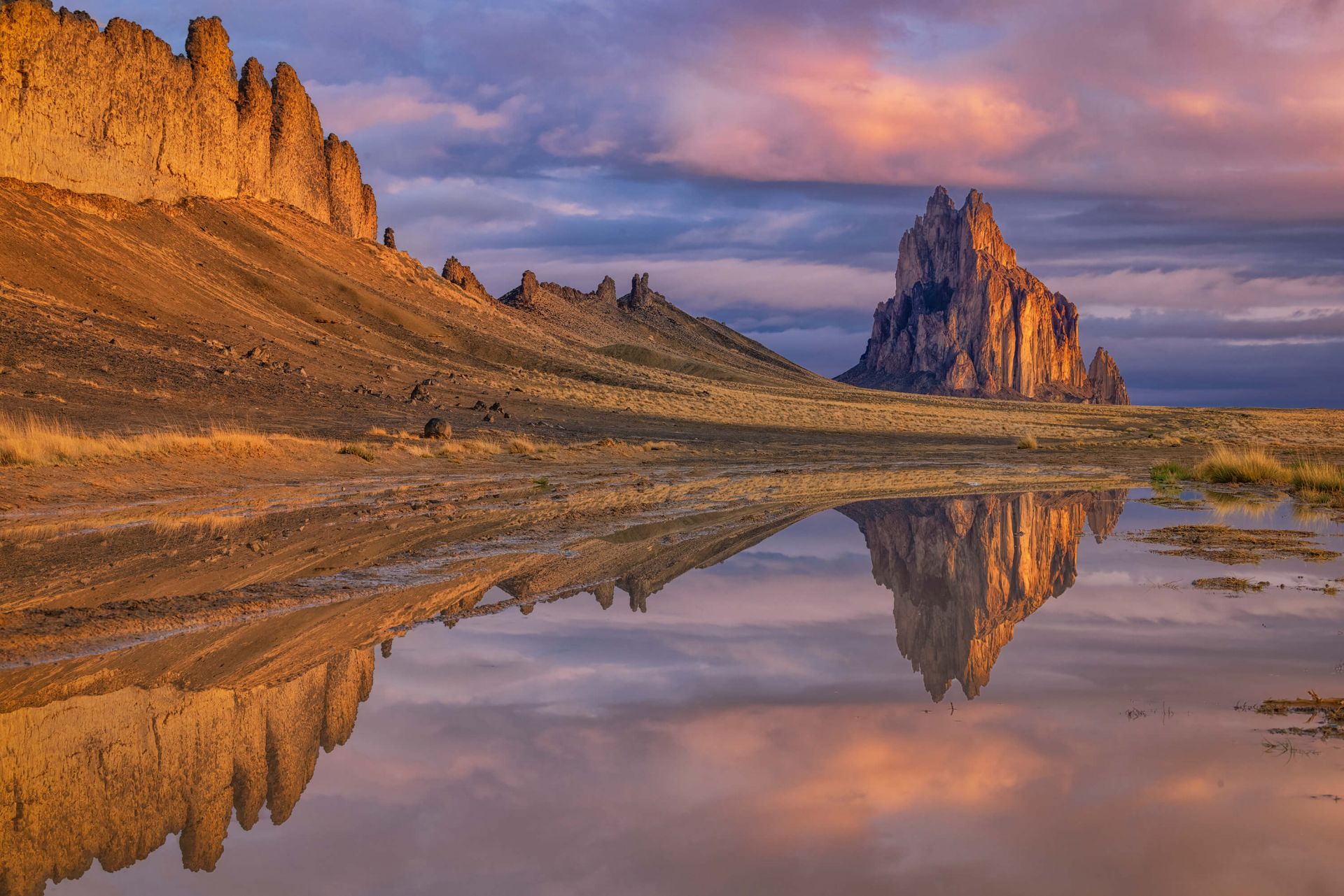 Reflection of Shiprock main product photo