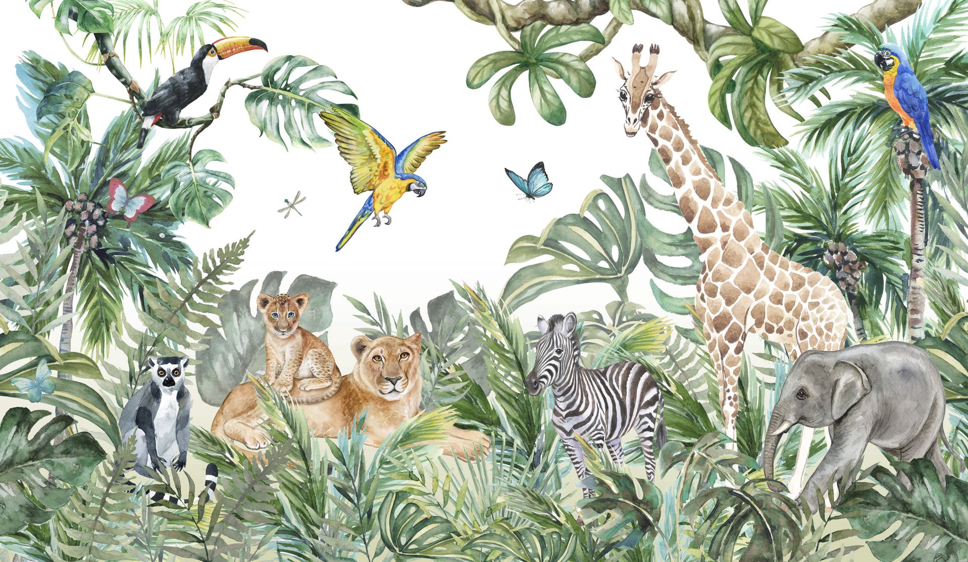 Wilde jungle dieren main product photo