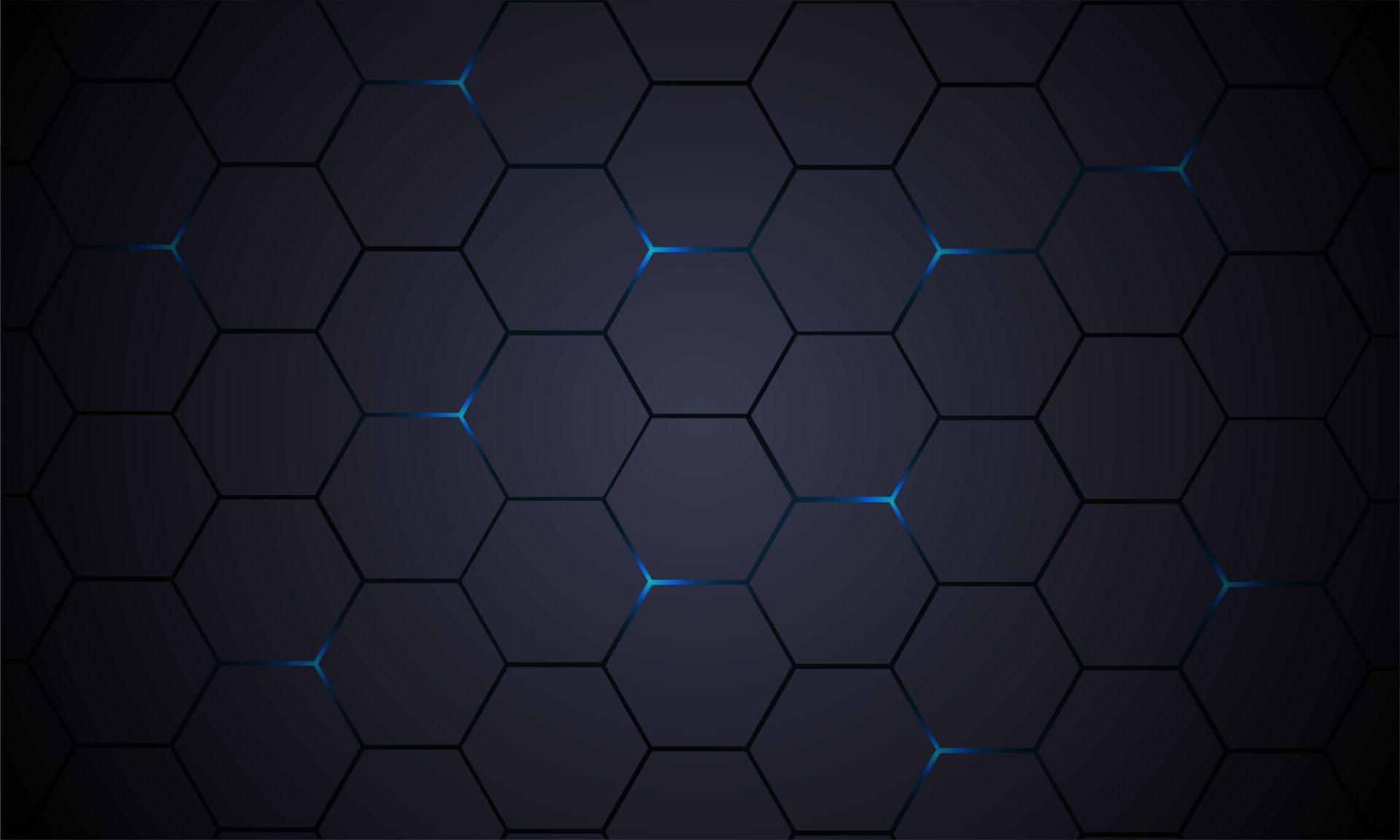 Donker grijze hexagons