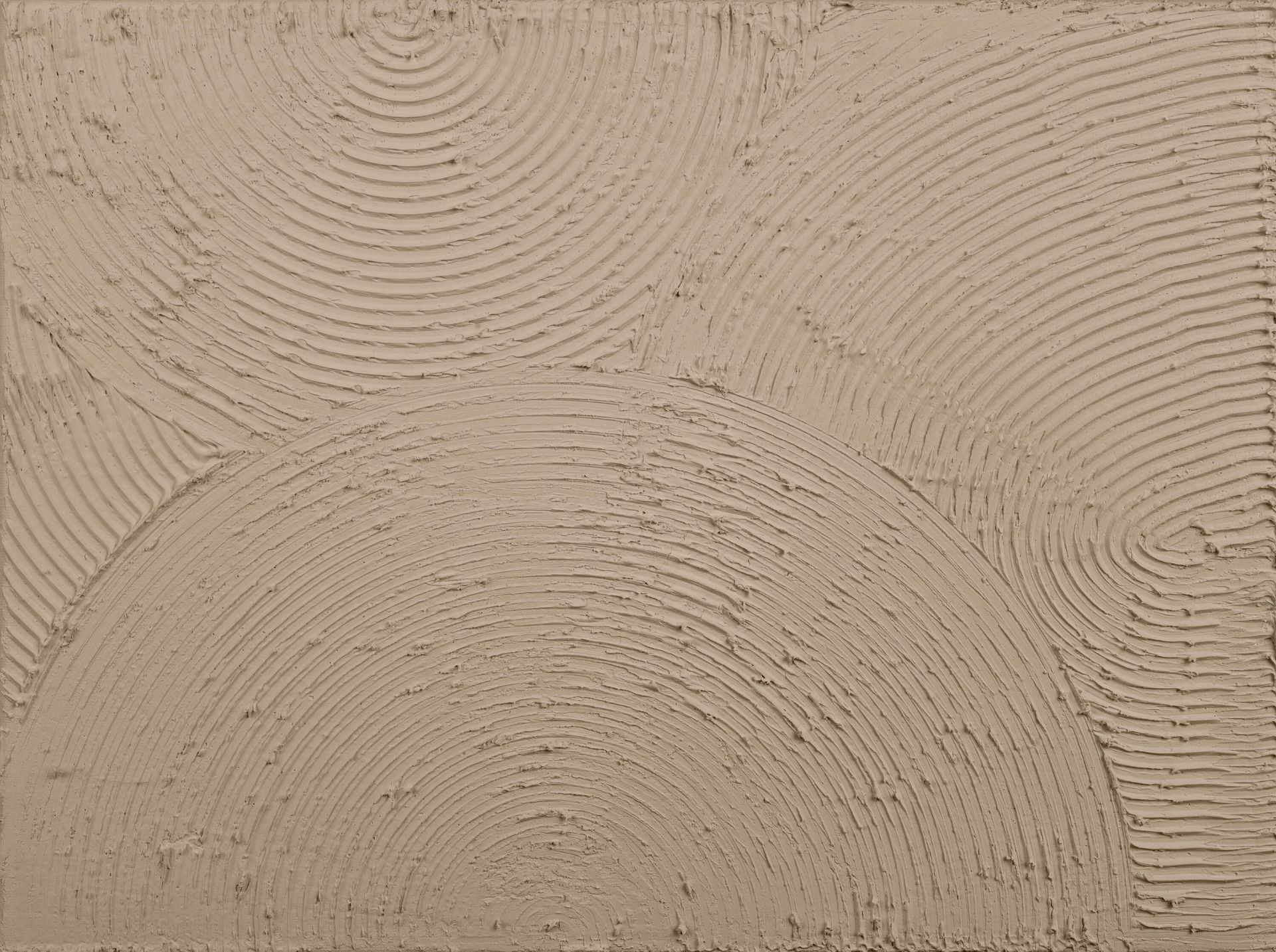 Zen cirkels in taupe