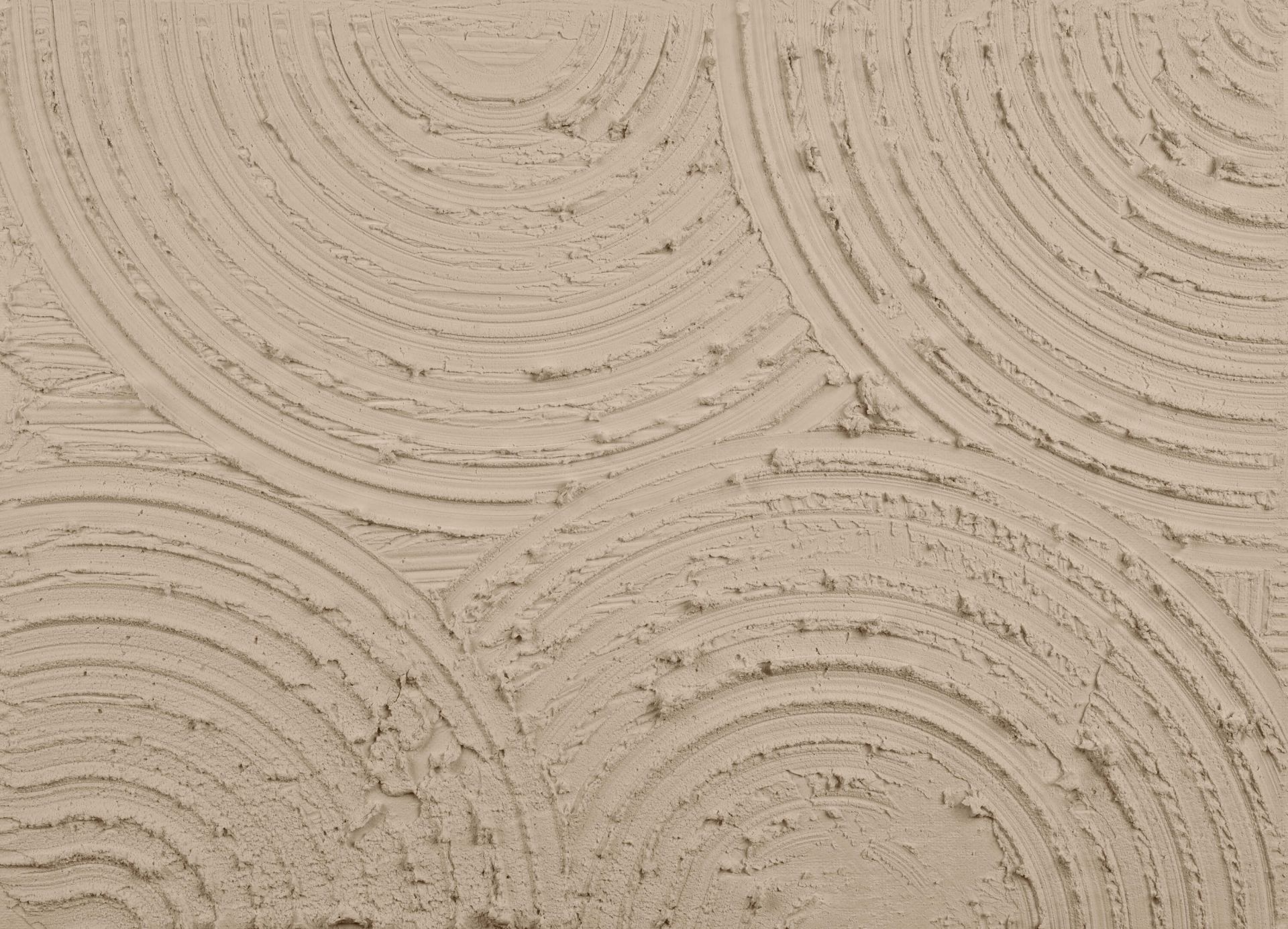 Zen cirkels grove structuur in taupe main product photo