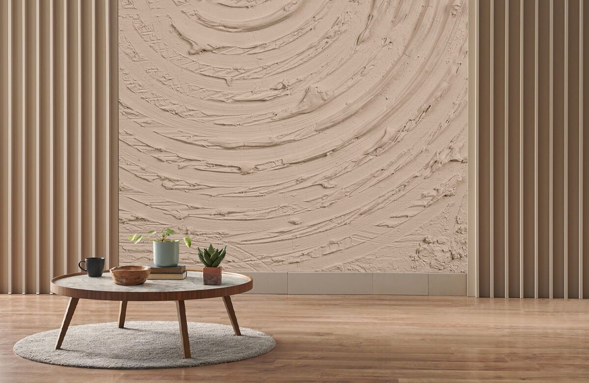Ronde vormen en lijnen in taupe main product photo