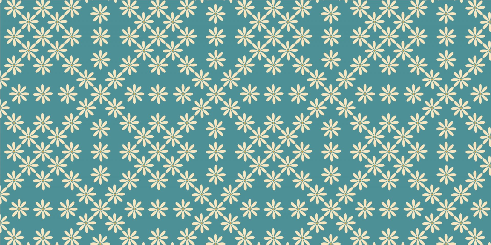 Retro bloemen