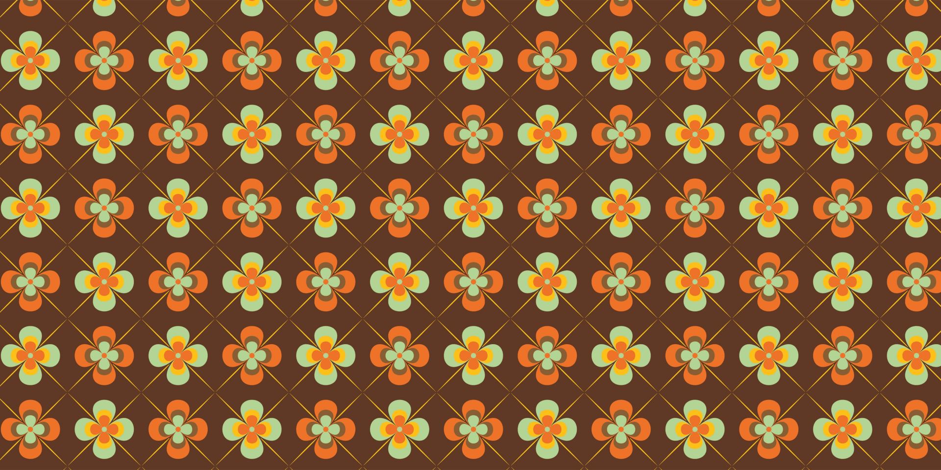 Vintage stijl madeliefjes