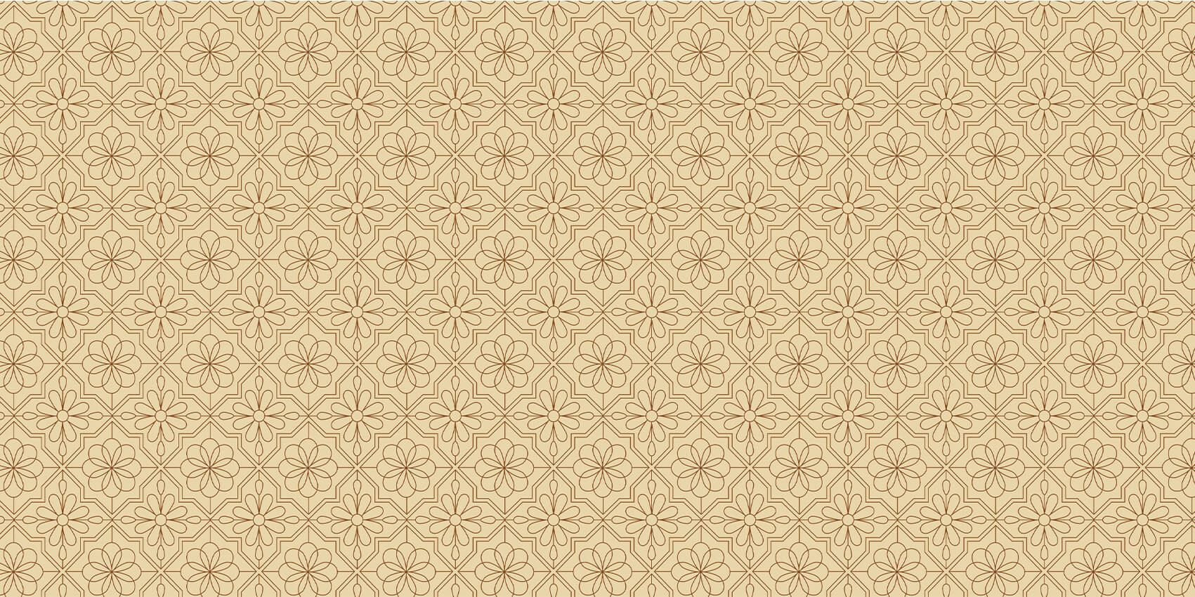 Bloemen in retro stijl