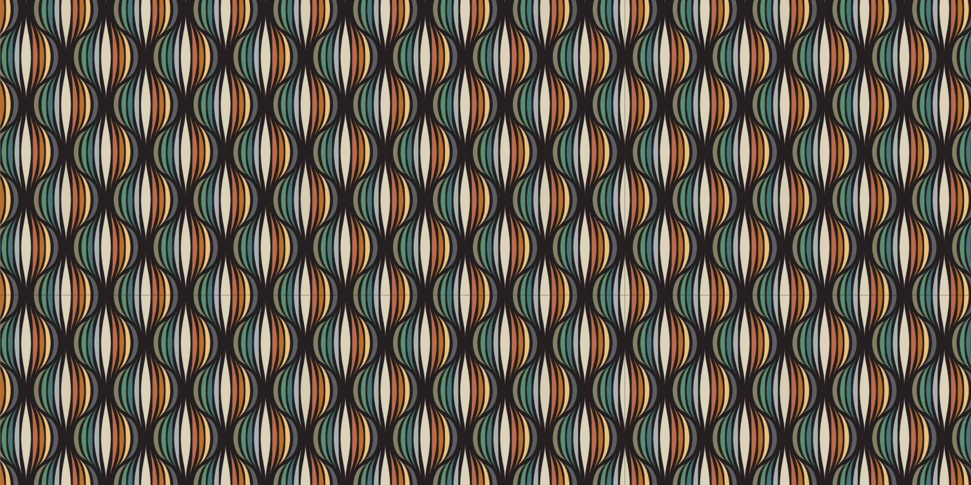 Patroon in retro stijl
