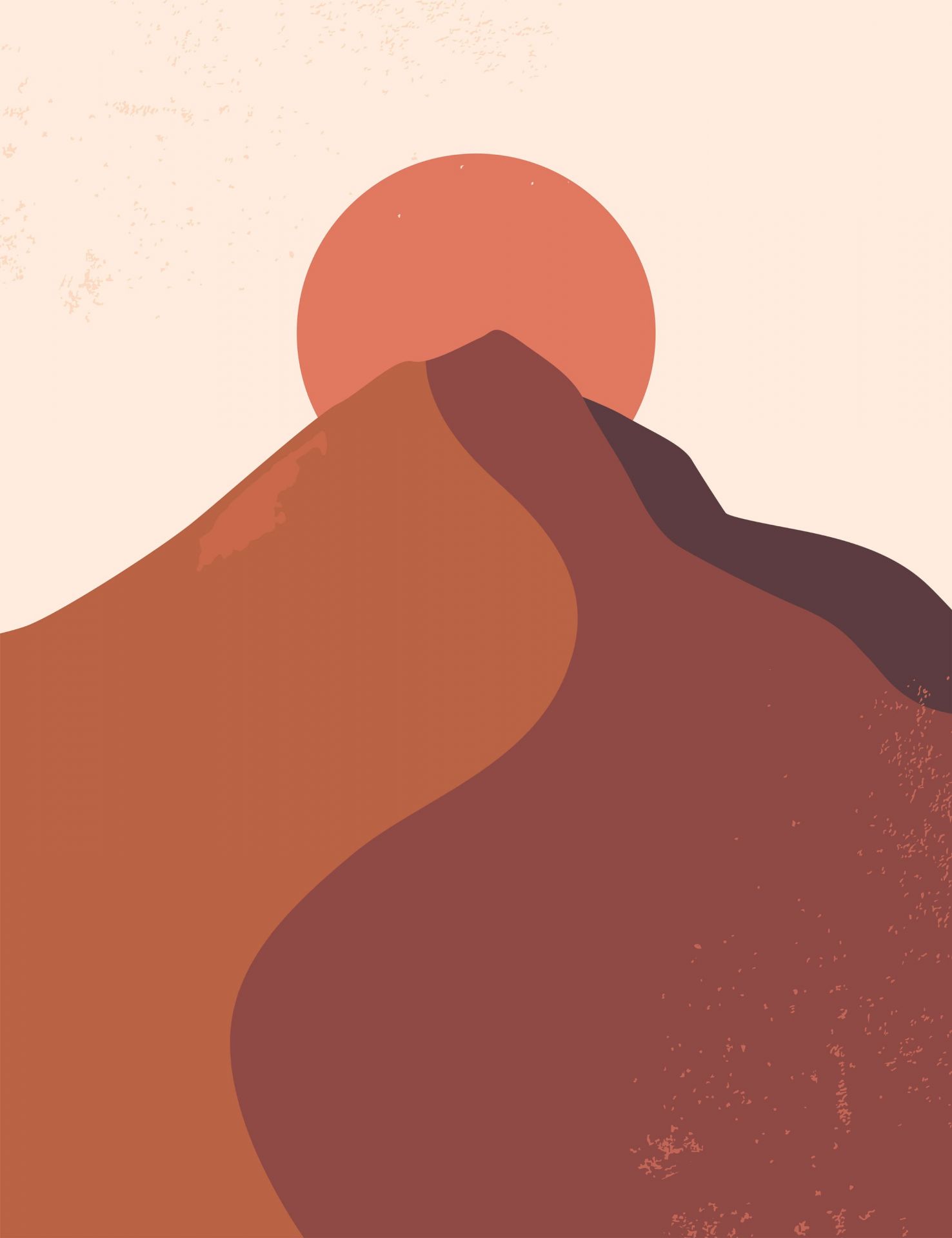 Abstract landschap