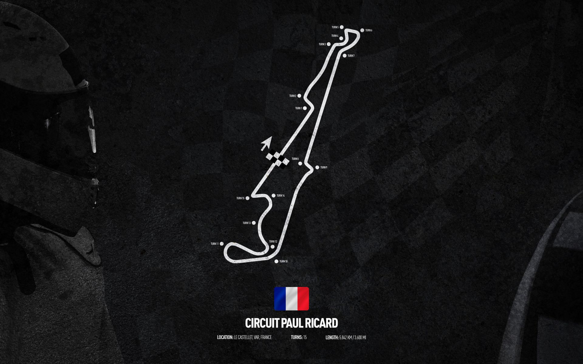 Formule 1 circuit - Circuit Paul Ricard - Frankrijk main product photo