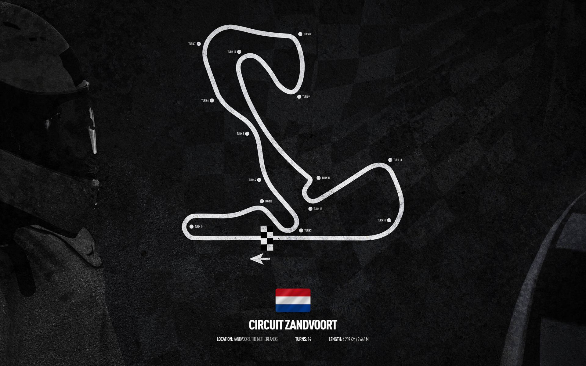 Formule 1 circuit - Circuit Zandvoort - Nederland main product photo