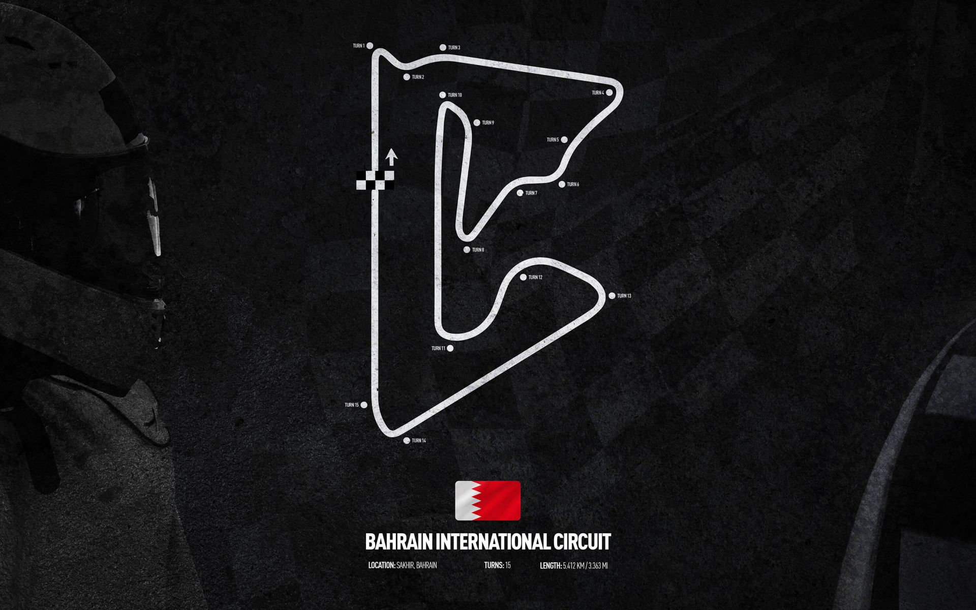 Formule 1 circuit - Bahrain International Circuit - Bahrain main product photo
