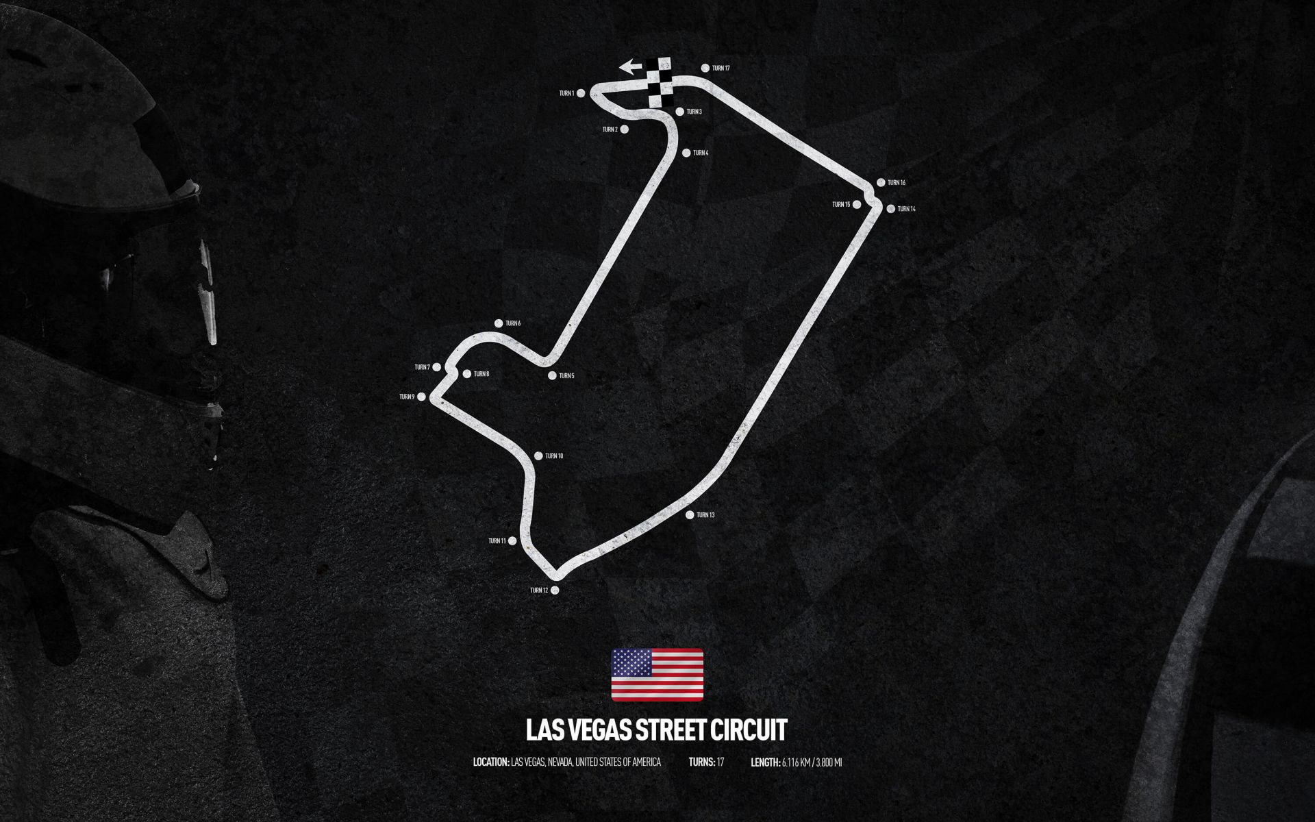Formule 1 circuit - Las Vegas Circuit - Amerika main product photo