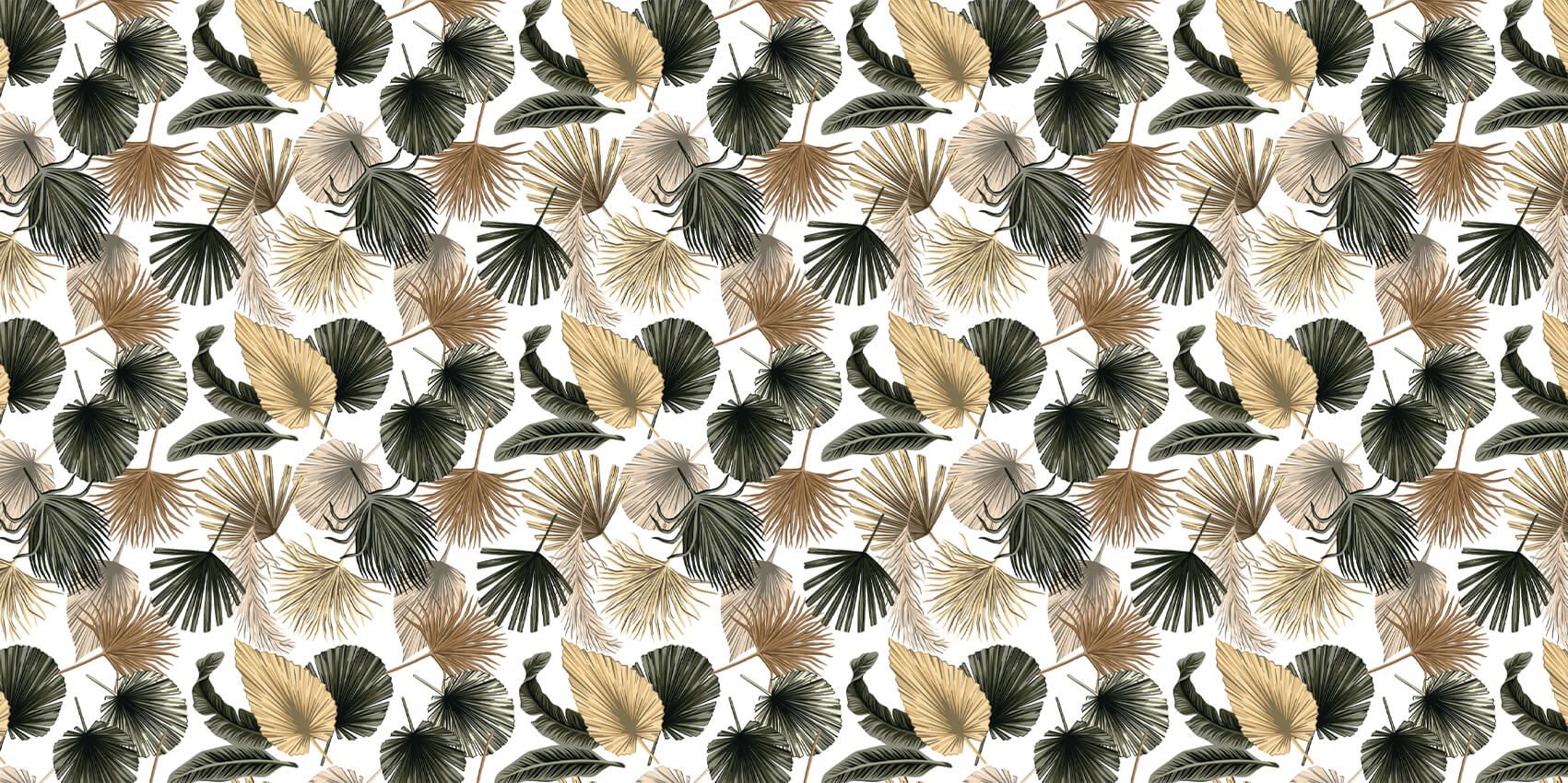 Gedroogde palmbladeren
