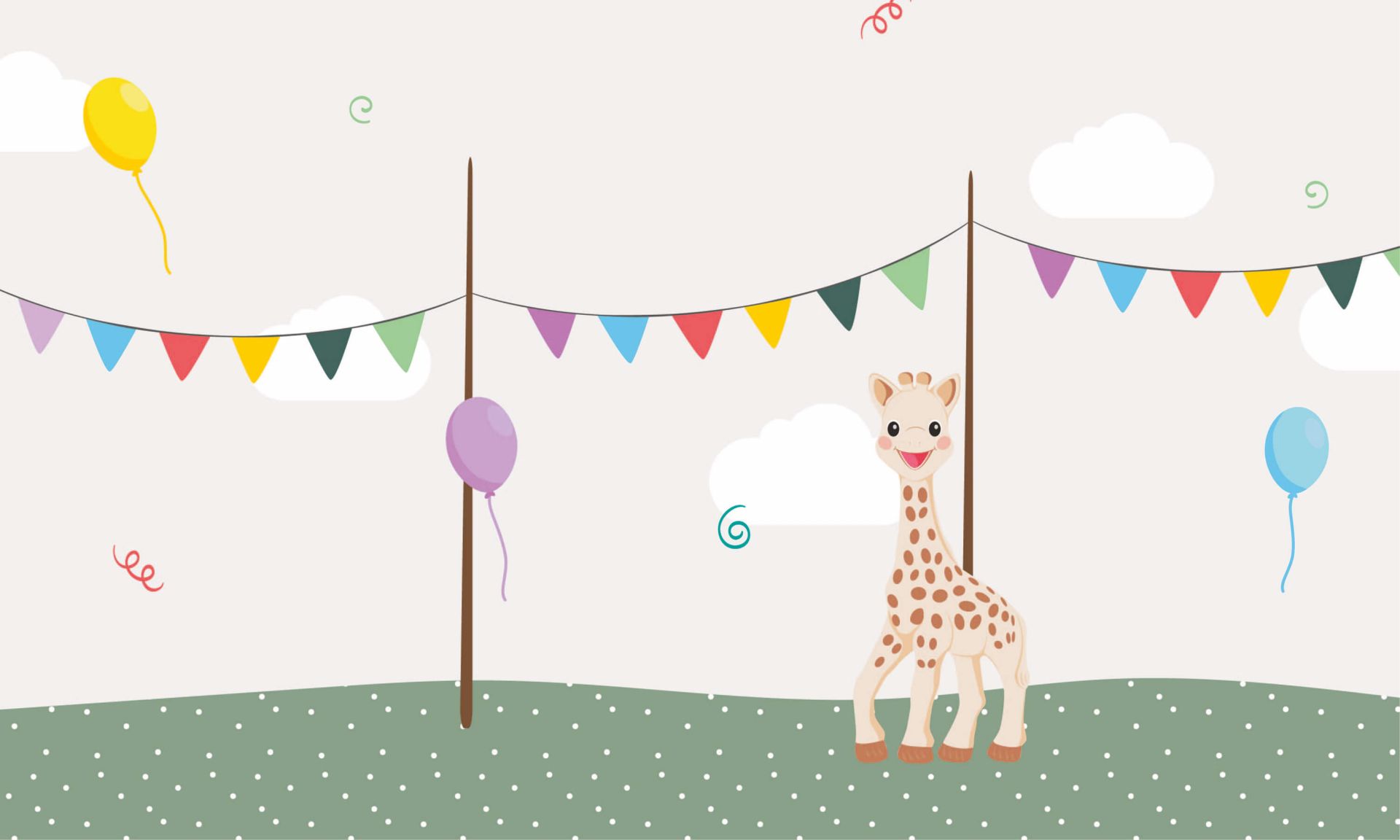 Feestelijke Sophie la girafe® main product photo