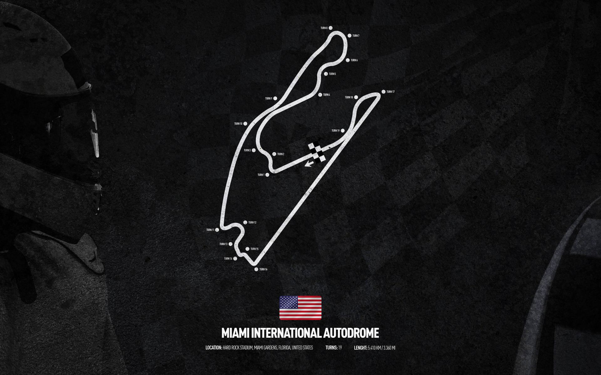 Formule 1 circuit - Miami International Autodrome - United States of America main product photo