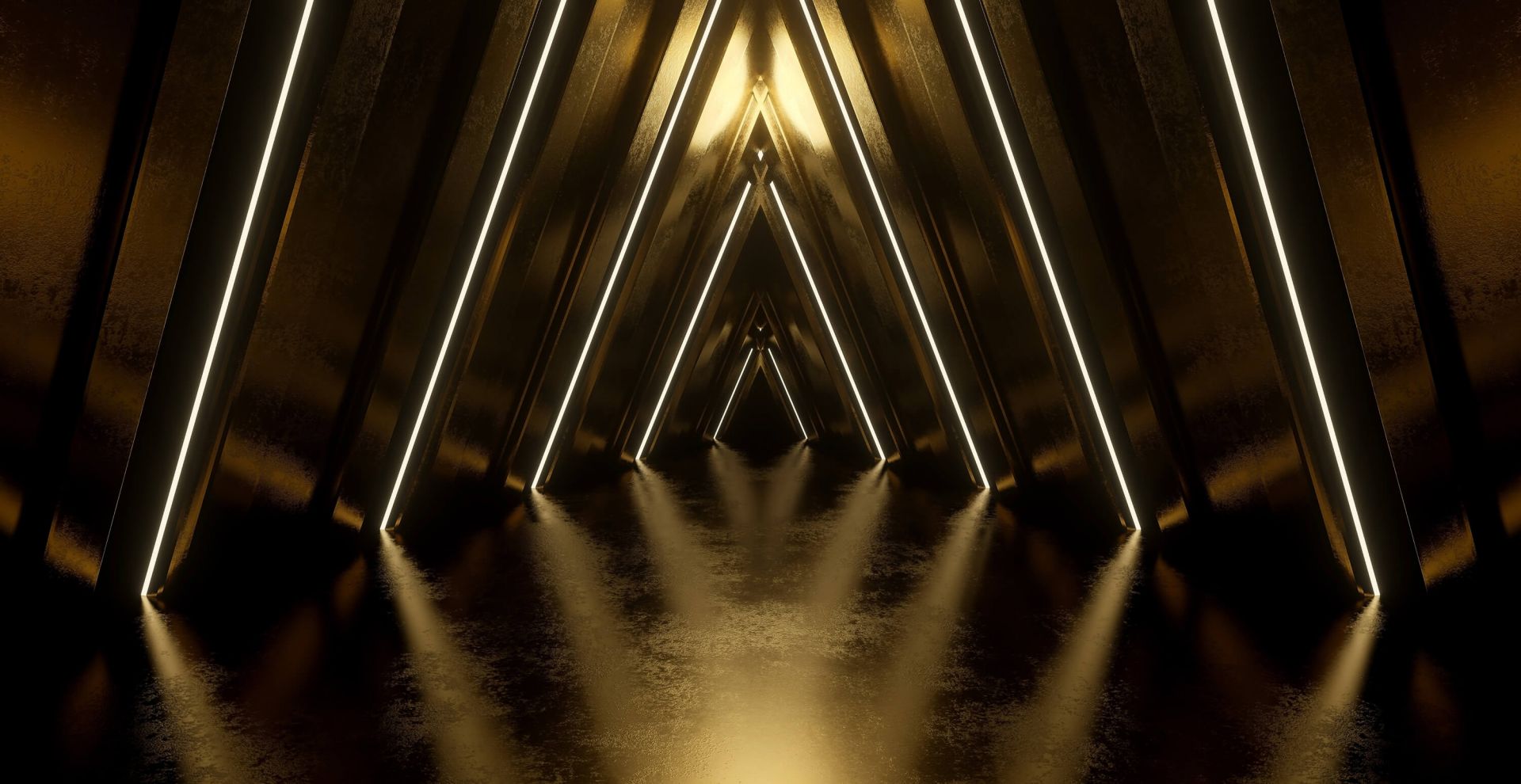 Donkere gouden tunnel main product photo