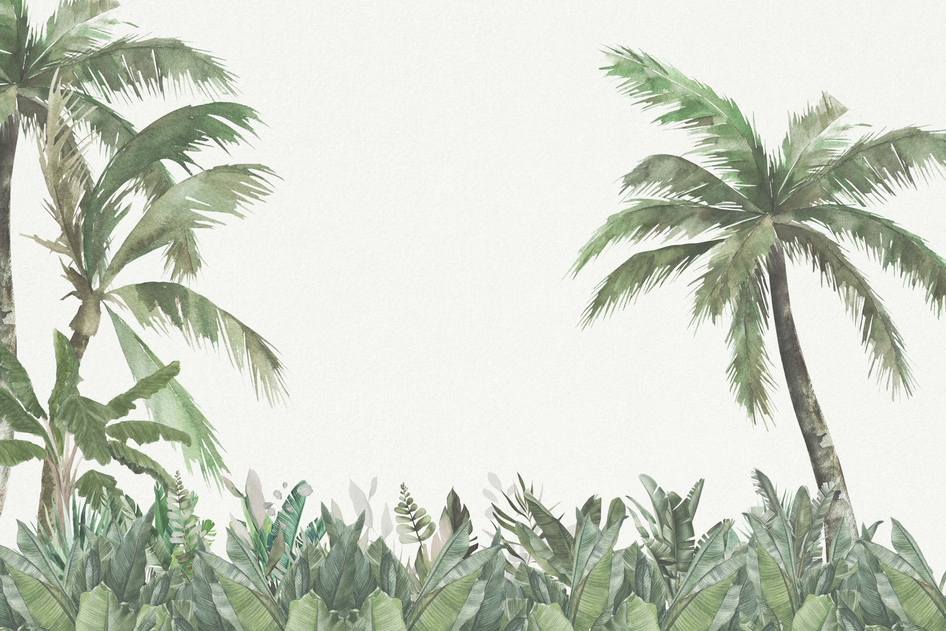 Jungle bomen en planten