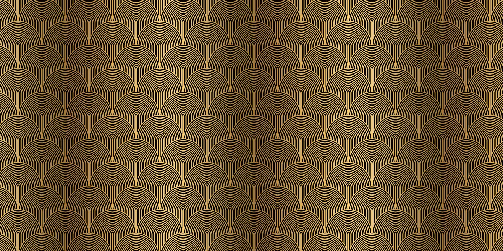 Art deco behang