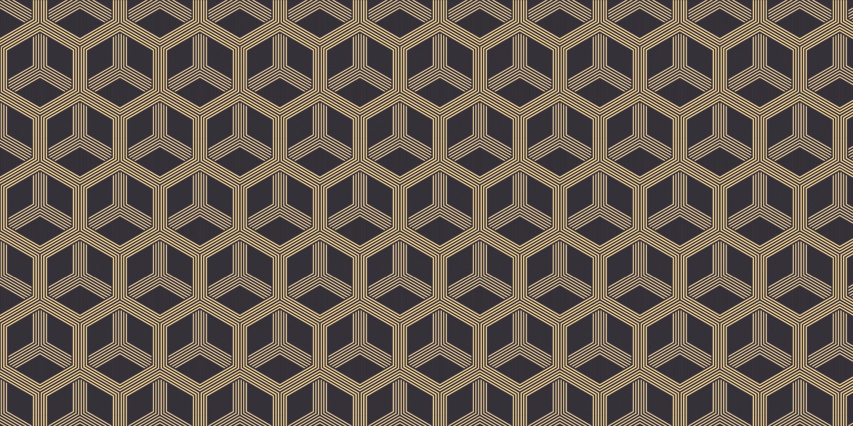 Illusie patroon art deco