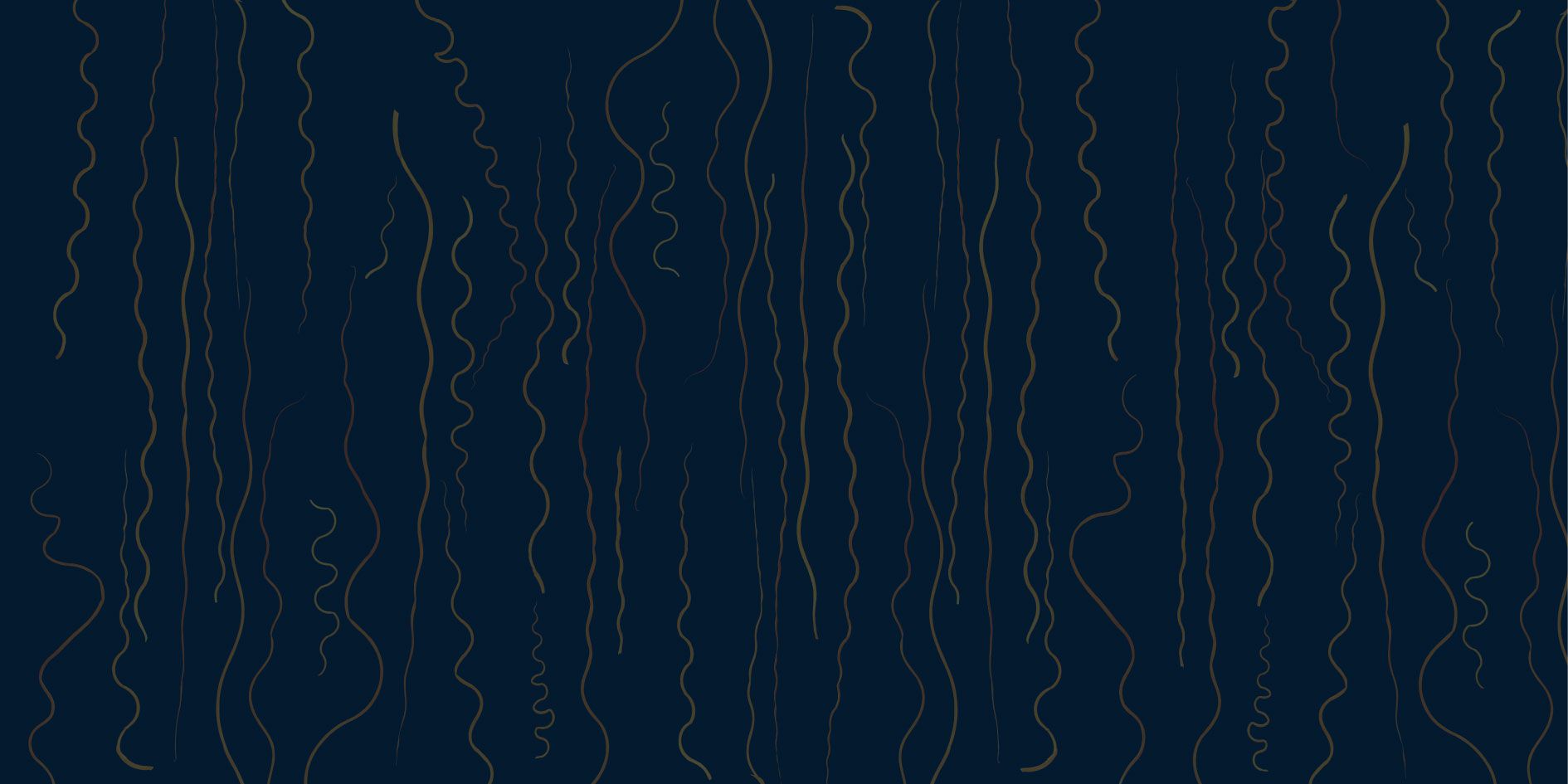 Organische lijnen gras midnight blue