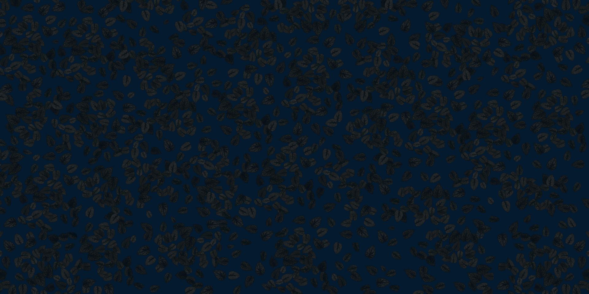 Kleine blaadjes donker op midnight blue