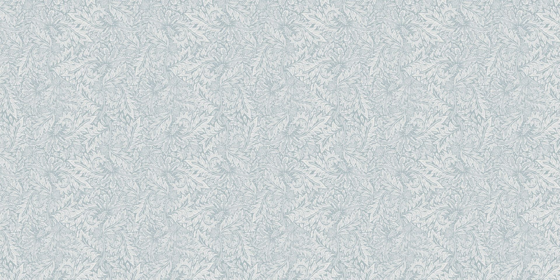 Morris Florals & Leaves - poeder blauw