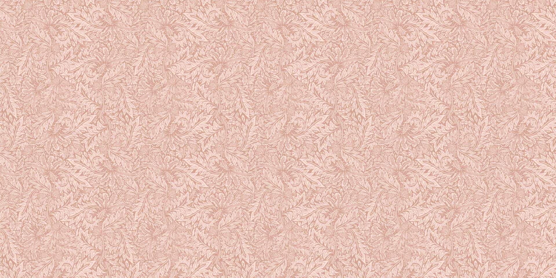 Morris Florals & Leaves - terracotta