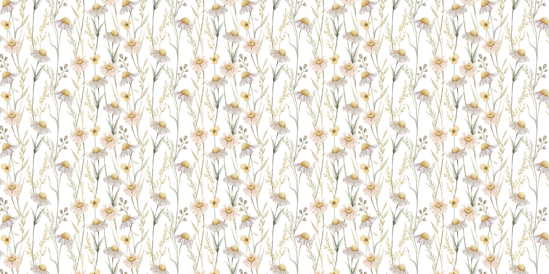 Veld van zomerse flora