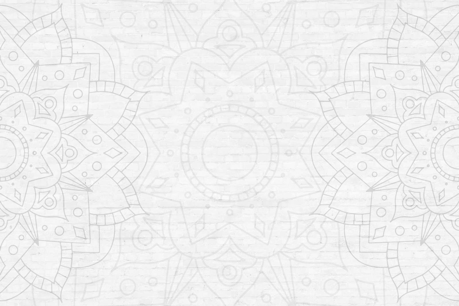 Witte Geometrische Mandala