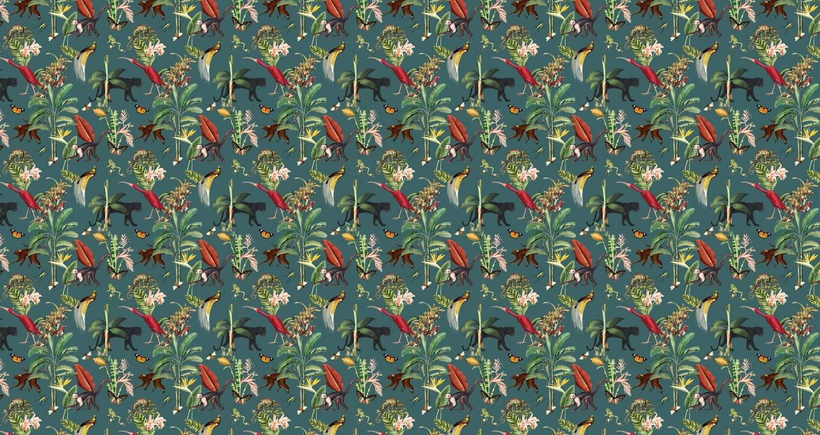 Kingdom Animalia Dark Teal