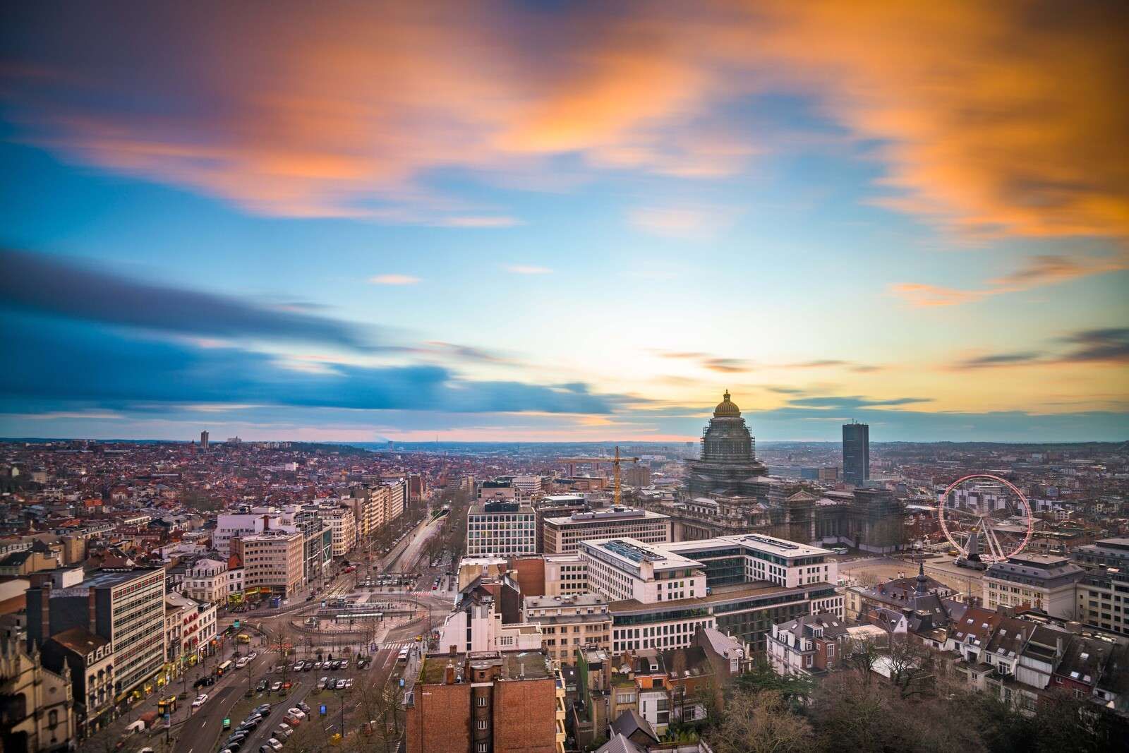 Stadsgezicht Brussel