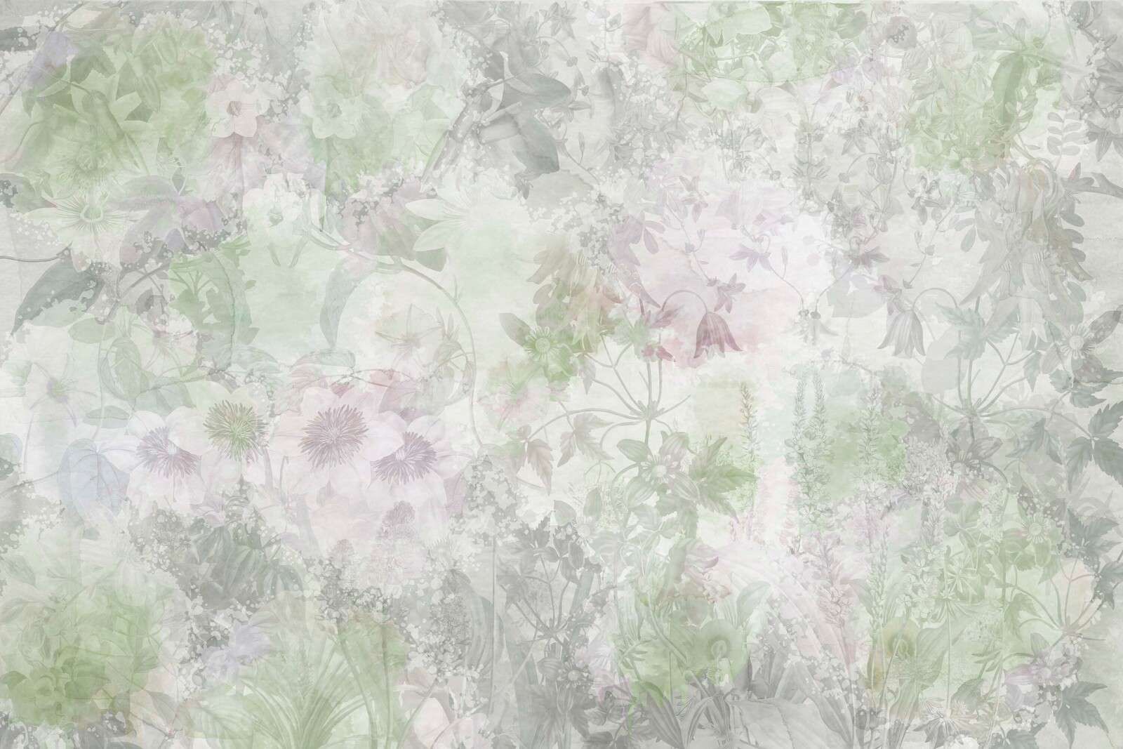 Watercolor Garden Green