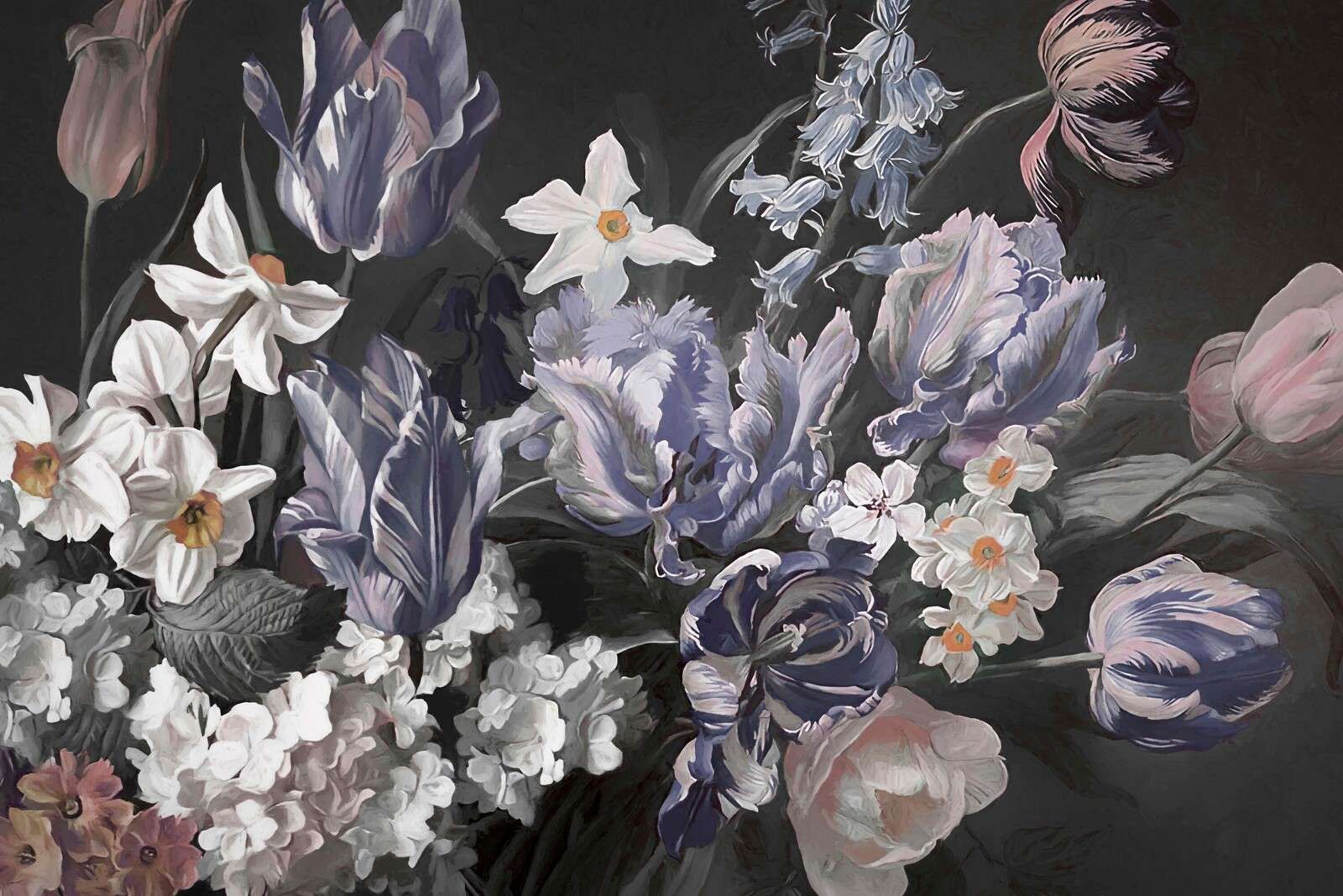 Bouquet with pions Multicolor