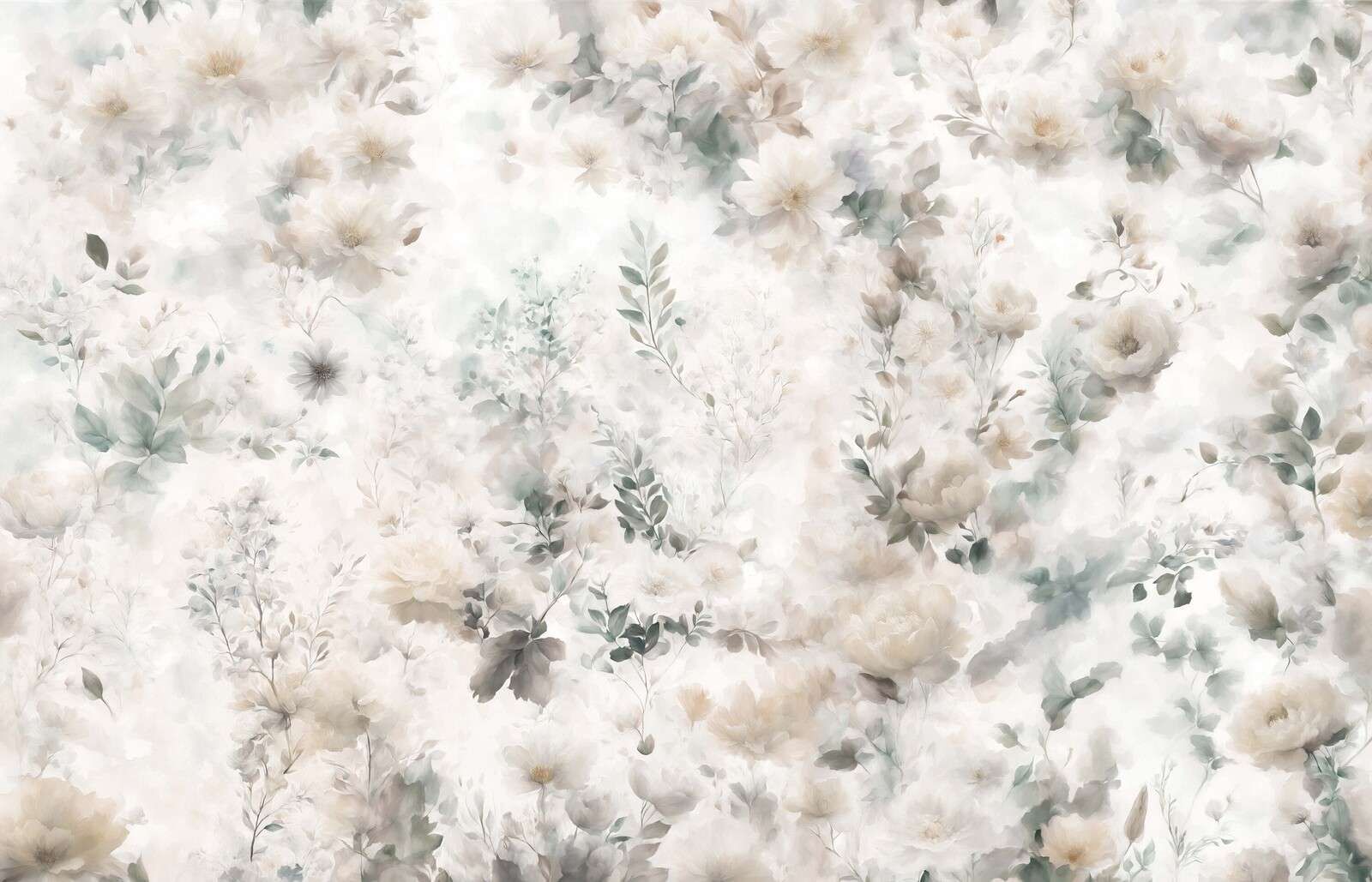 Delicate floral mood - grey