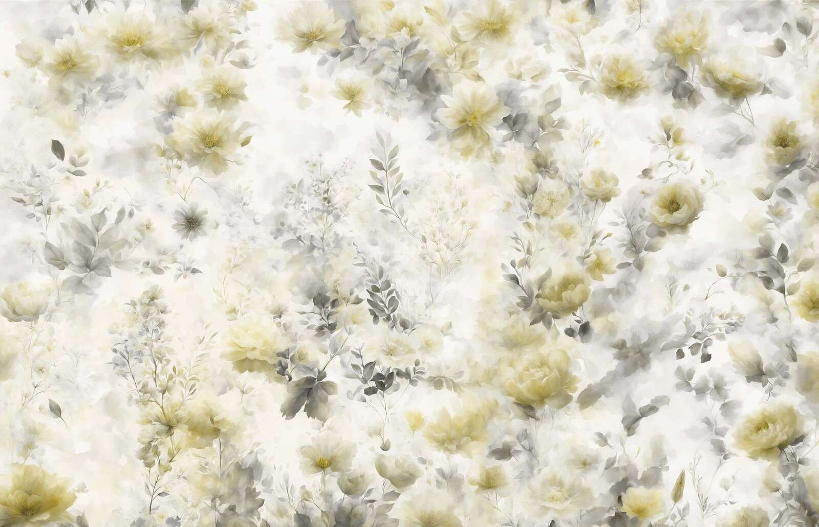 Delicate floral mood - yellow