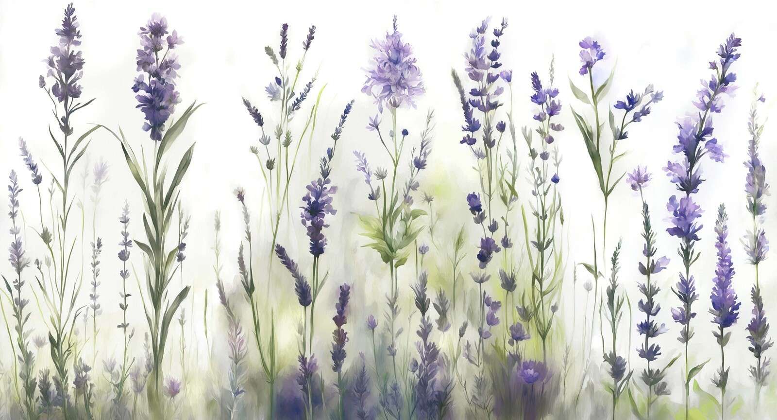 Lavender Glade Seamless Muted Lilac