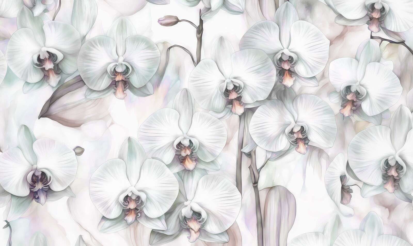 Orchids Paradise Dark Green